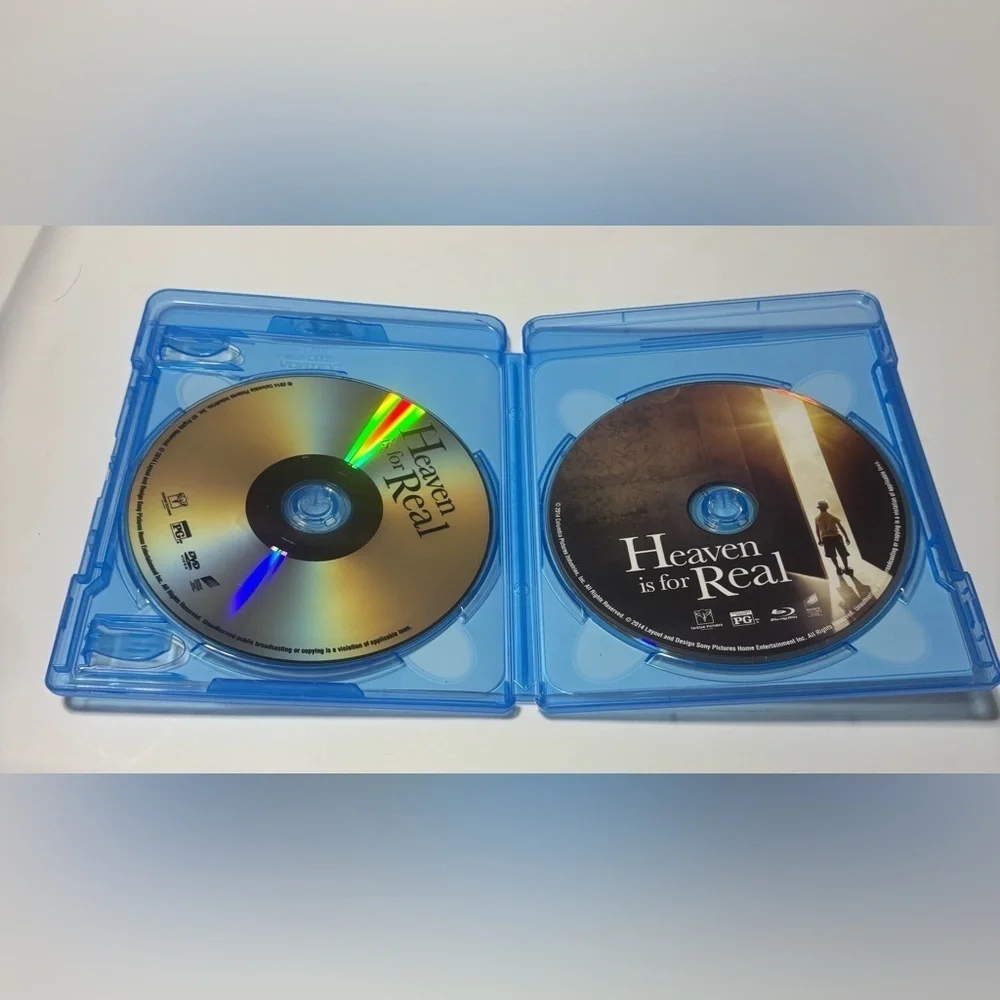Christian Blu-Ray & DVD Combo Packs Bundle Heaven is for Real & God’s Not Dead.
